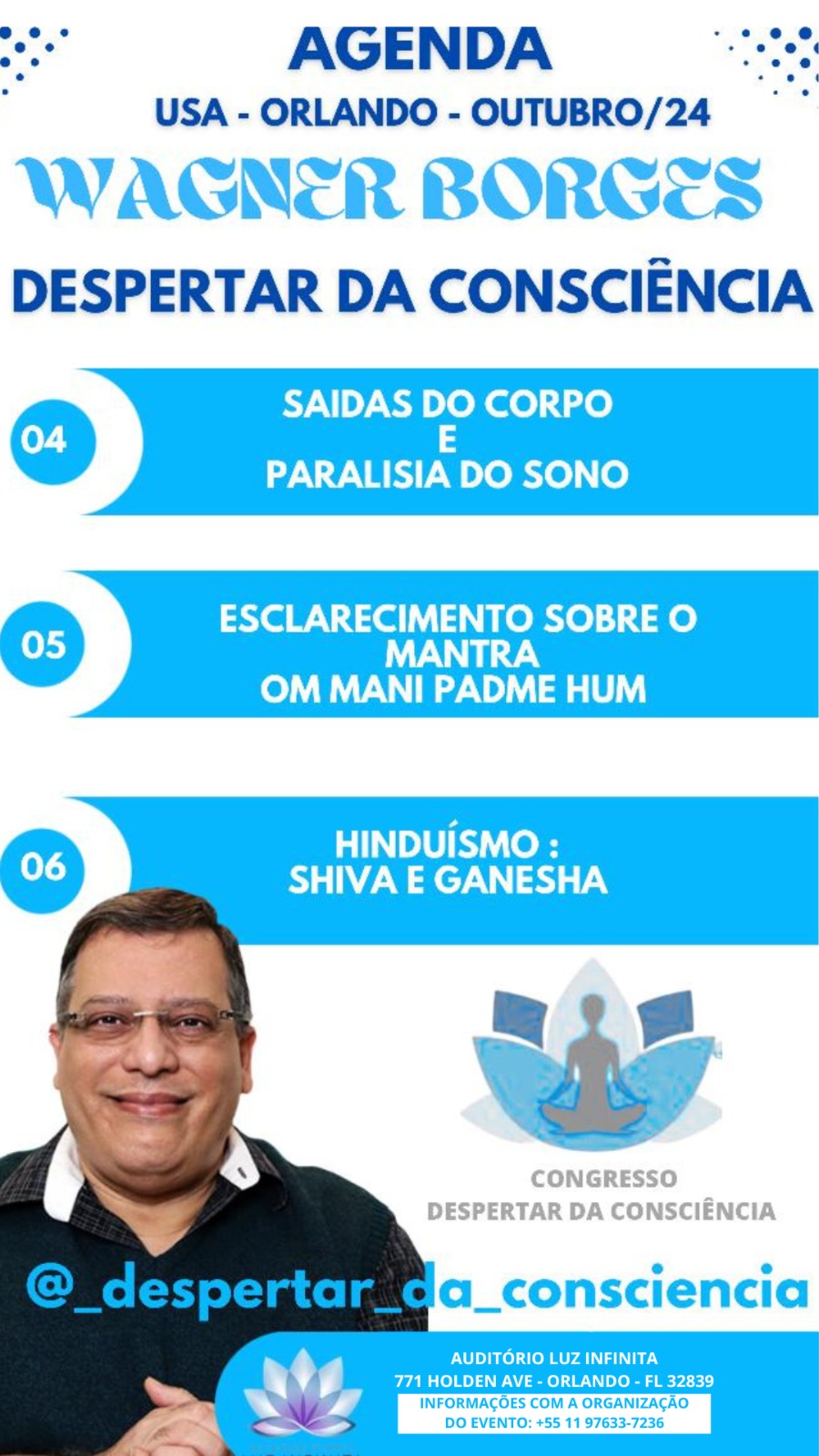 ciclo de palestras eua outubro 2024 orlando