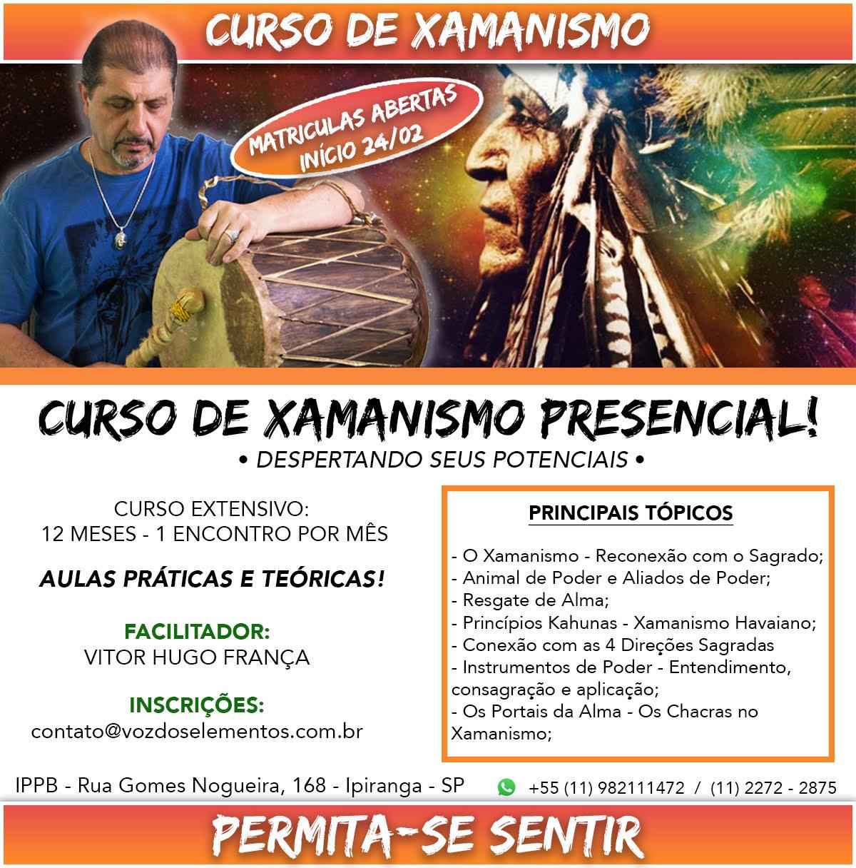 curso de xamanismo no ippb 2018